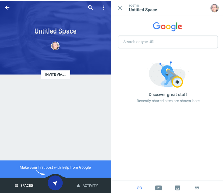 Google Spaces
