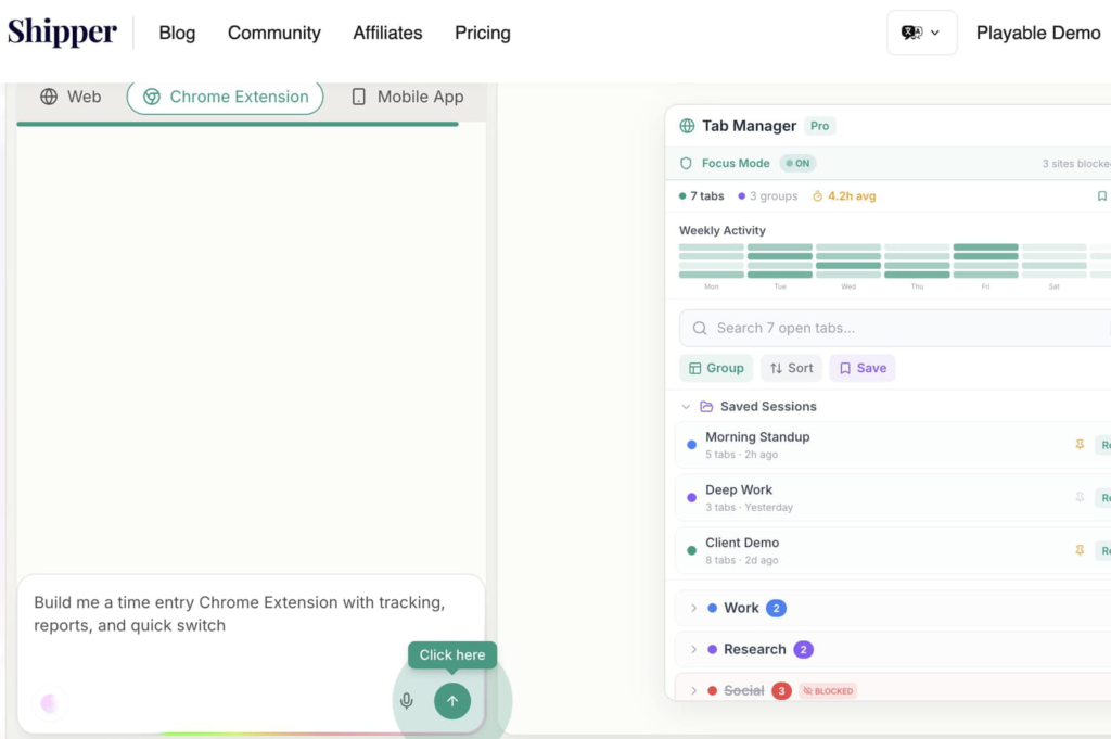 Does Shipper, the AI ​​that promises to create and deploy a site or app from A to Z, keep its promises?