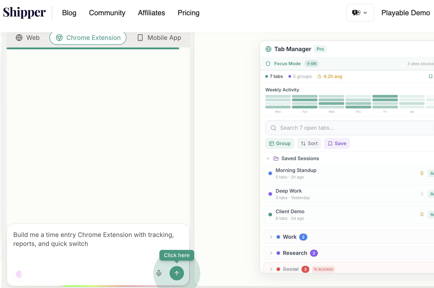 Does Shipper, the AI ​​that promises to create and deploy a site or app from A to Z, keep its promises?