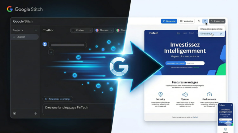 Tutorial: how to create a UX/UI interface with Google Stitch in minutes ...